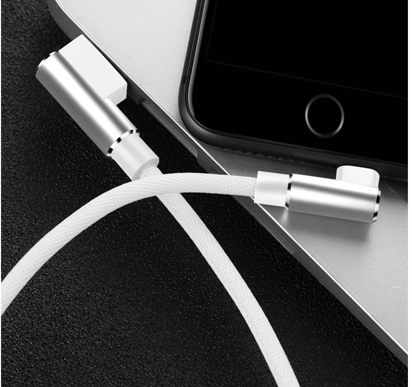 90 Degree Charging Cable for iPhone