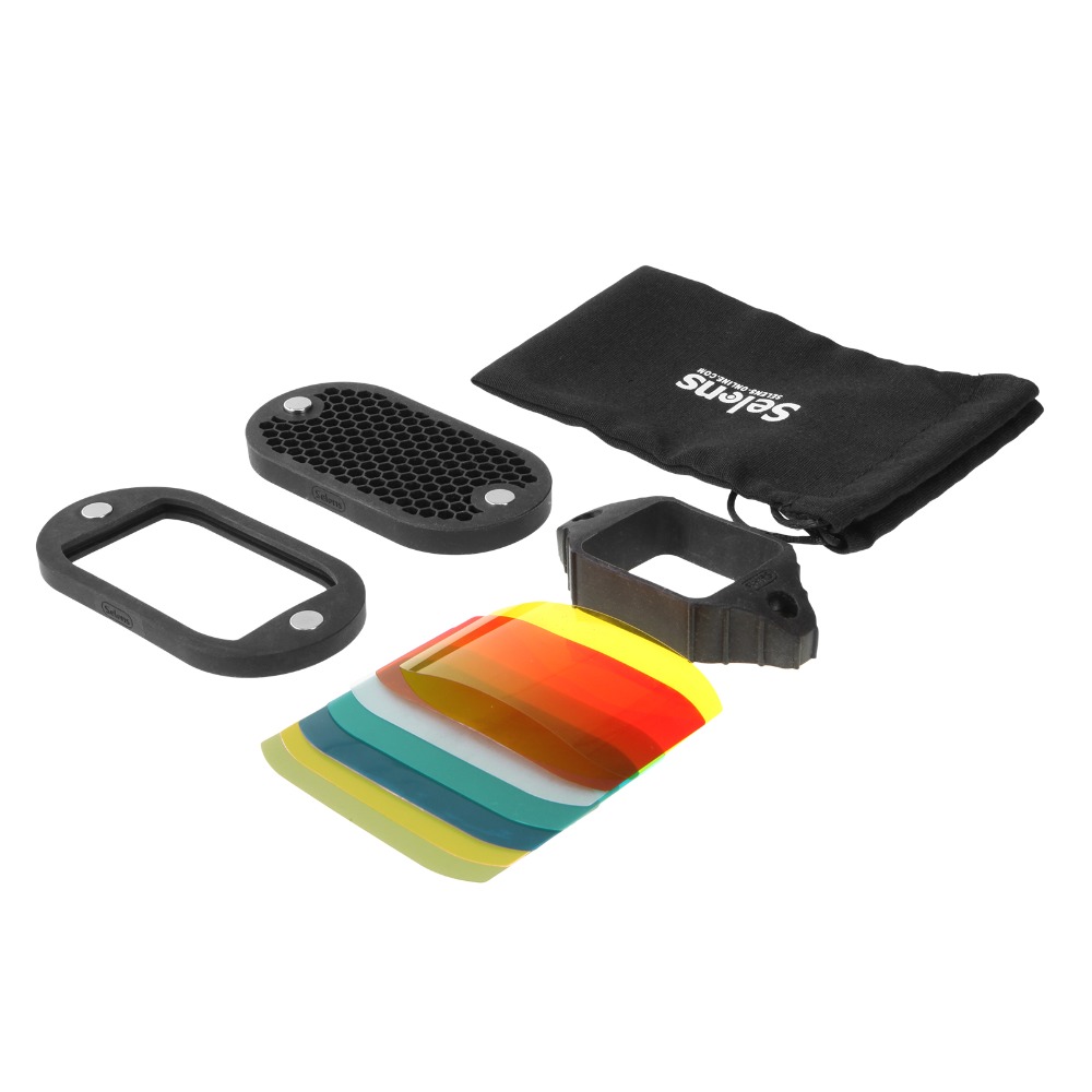 7 Colors Speedlite Filters Camera Flash Accessories Kit