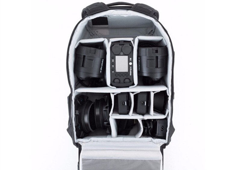 Nylon DSLR Camera Backpack with Rain Cover