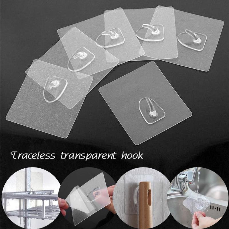 Transparent Adhesive Hooks